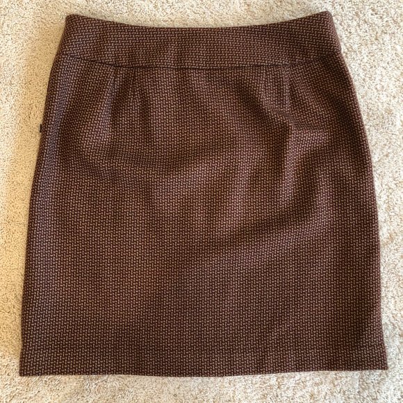 Ann Taylor Loft Wool Knee-Length Skirt Size 8 - Picture 7 of 10